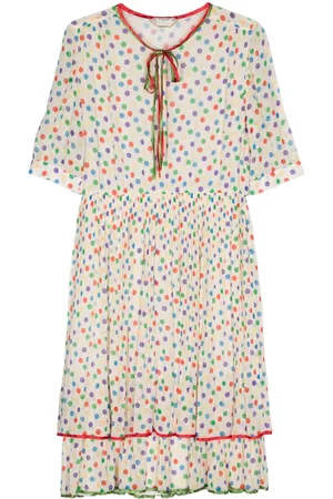 Céline 1980s polka-dot dress