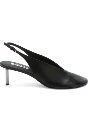 Jil Sander 65mm leather pumps