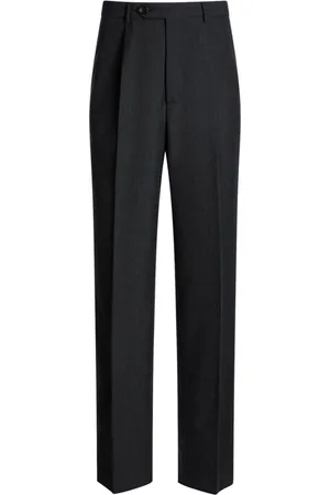 Bally Pleated wool chino trousers