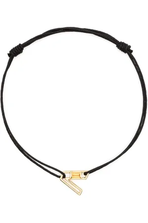 Aliita 9K yellow gold Letra V citrine bracelet