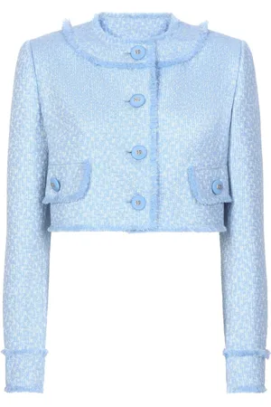 Dolce & Gabbana Frayed cropped jacket