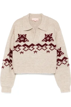 BAPY Intarsia jumper