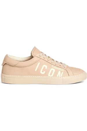 Dsquared2 Logo-print leather sneakers