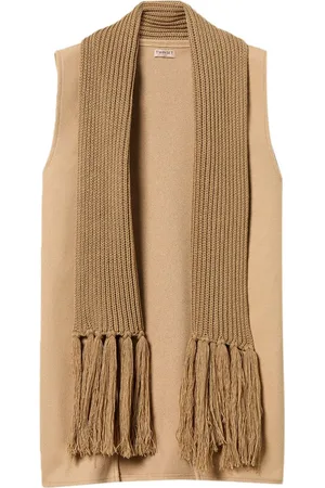 Twin-Set Fringe knitted scarf