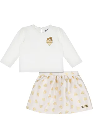 Moschino Heart-motif skirt set