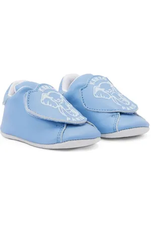 Kenzo Logo-print leather slippers