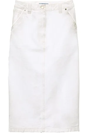 Prada Old canvas pencil skirt
