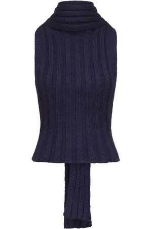 AREA Sleeveless twisted knit top
