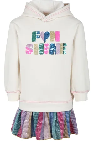 Billieblush Sequin-embellished hooded dress