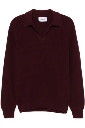 D4.0 Virgin wool polo sweater