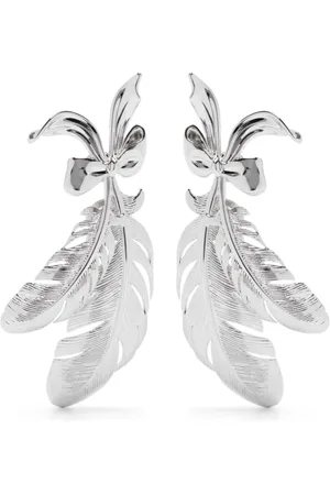 Shushu/Tong X YVMIN layered feather earrings
