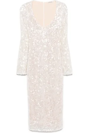 Patrizia Pepe Sequin-embellished midi dress