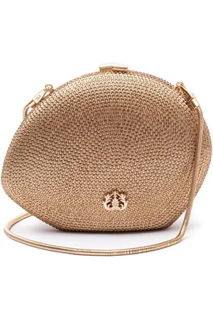 Isla Ibiza Crystal-embellished clutch bag