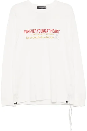 MASTERMIND Slogan print long-sleeves T-shirt