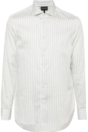 Emporio Armani Vertical-striped shirt