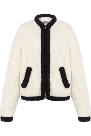 Moschino Waffle knit virgin wool blazer