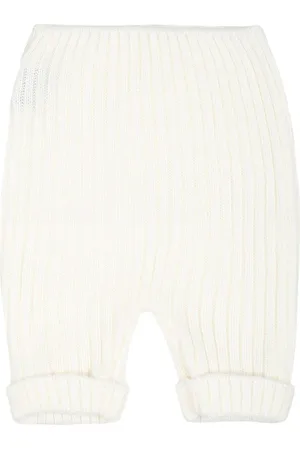 LITTLE BEAR Ribbed-knit leggings