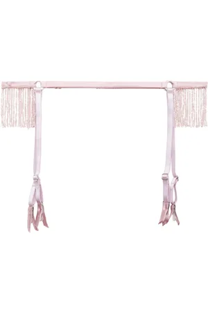 FLEUR DU MAL Beaded fringe garter belt