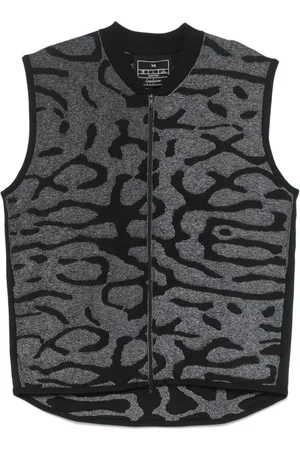Y-3 Patterned-jacquard gilet