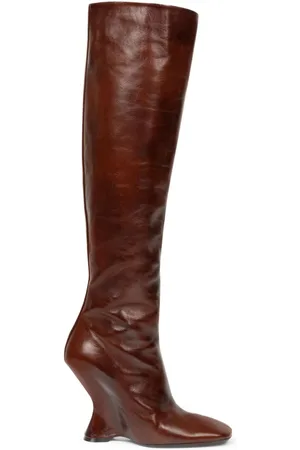 DRIES VAN NOTEN 105mm leather boots