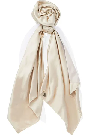 Le Mont St Michel Birdy satin scrunchie