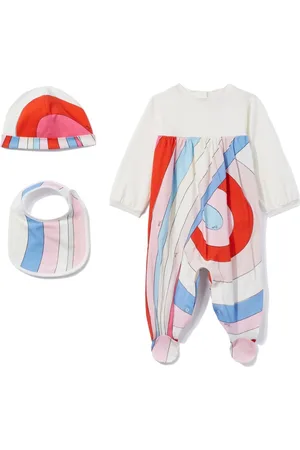 PUCCI Junior Iride-print babygrow set