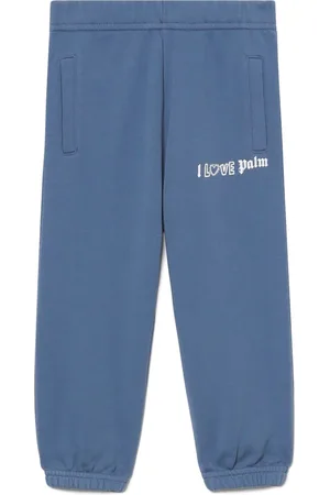Palm Angels Logo-print cotton track pants