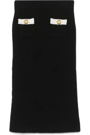 Alessandra Rich Knitted midi skirt