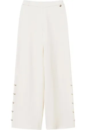 Twin-Set Wide-leg knit trousers