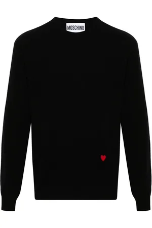 Moschino Heart-intarsia sweater