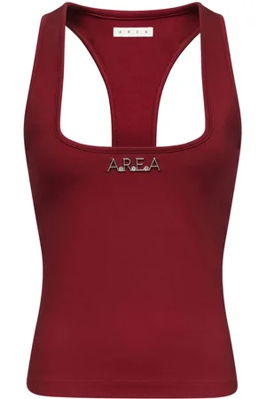 AREA Nameplate racerback tank top