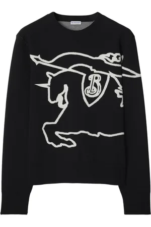 Burberry EKD-embroidered cotton sweatshirt