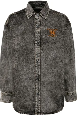 Musium Div. Washed-denim long-sleeves shirt