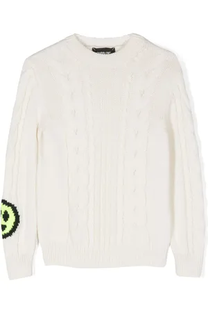BARROW Intarsia-logo sweater