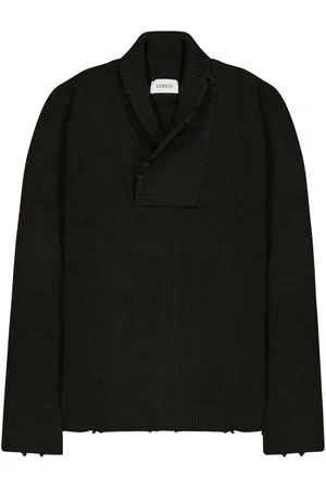 LANEUS Shawl-collar jumper