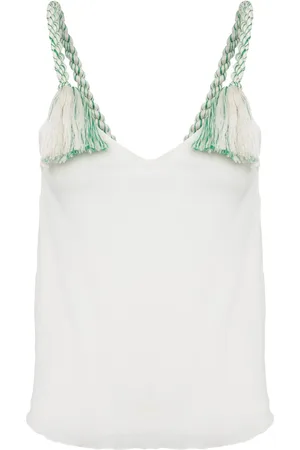 J.W.Anderson Tassel-strap V-neck top