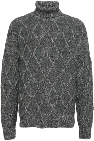 HUGO BOSS Cable-knitted jumper