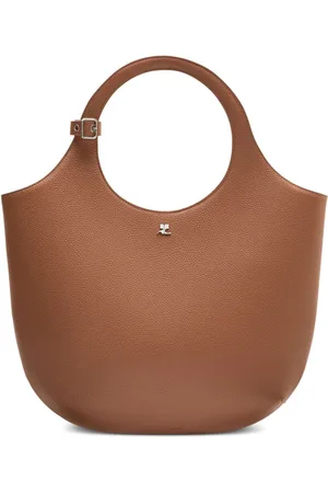 Courrèges Medium Holy leather tote bag