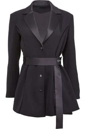 FLEUR DU MAL Tuxedo mini dress