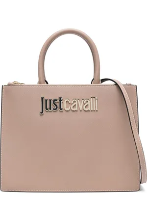 Roberto Cavalli Logo lettering tote bag