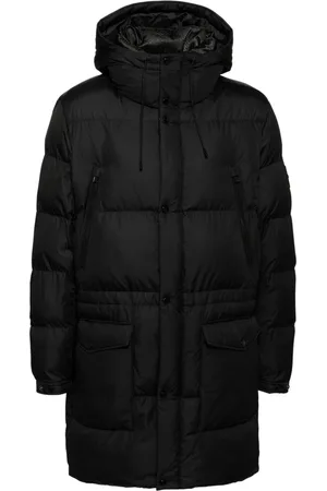 HUGO BOSS Logo patch padded coat