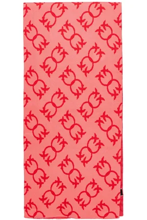 Pinko Love Birds-jacquard scarf