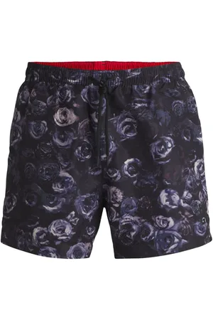 HUGO BOSS Seasonal-print swim shorts