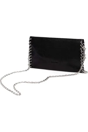 Patrizia Pepe Fly leather clutch bag