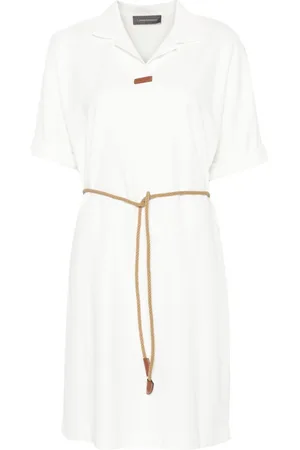 LORENA ANTONIAZZI Belted polo dress