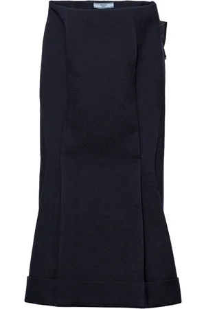 Prada Deconstructed midi skirt