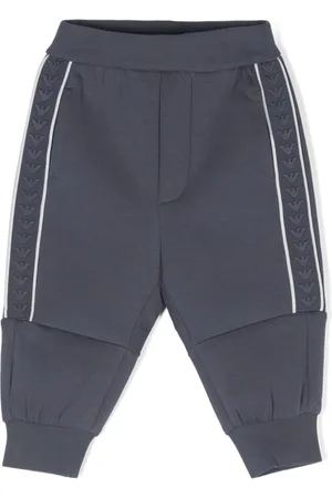 Emporio Armani Logo-tape track trousers
