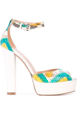 Madison.Maison Snakeskin effect platform sandals