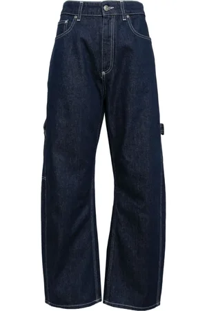 Stella McCartney Logo-patch straight-leg jeans
