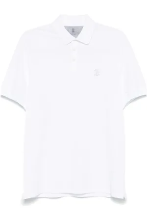 Brunello Cucinelli Logo-print polo shirt